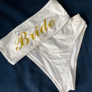 Bride Bandeau Bikini Bathing suit